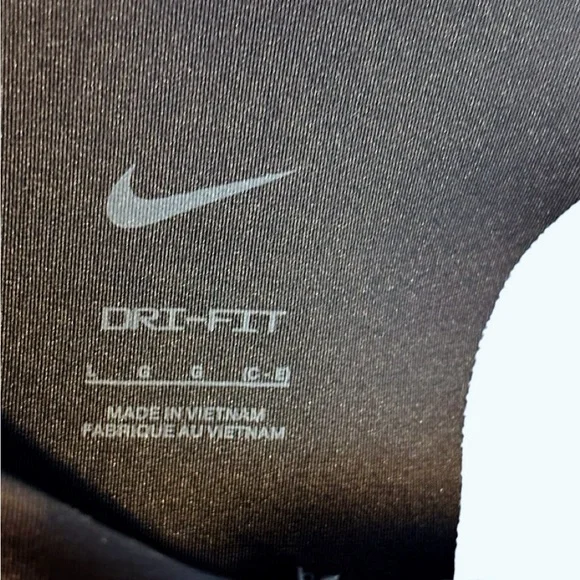 Nike Dri-FIT Alpha Womens High Support Padded Zip-Front L Sports Bra C-E Cup EUC - Picture 16 of 16